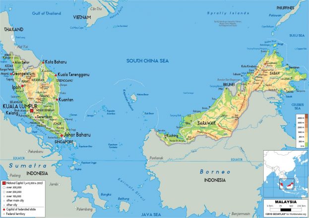 malaisie carte