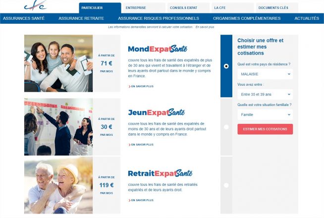 Assurance santé sécurité sociale des Expatriés - CFE