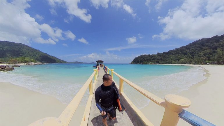 Plage de Malaisie