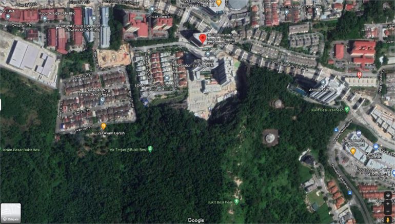 UCSI University Kuala Lumpur Campus - vue de haut