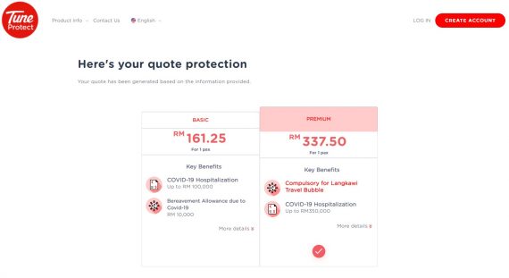 Assurance Malaisie Langkawi covid