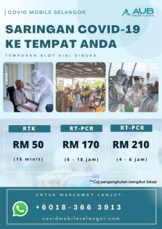Test COVID RTK Malaisie