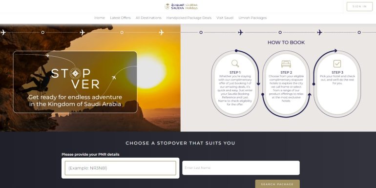 Nuit gratuite Arabie Saoudite Jeddah Saudia Airlines
