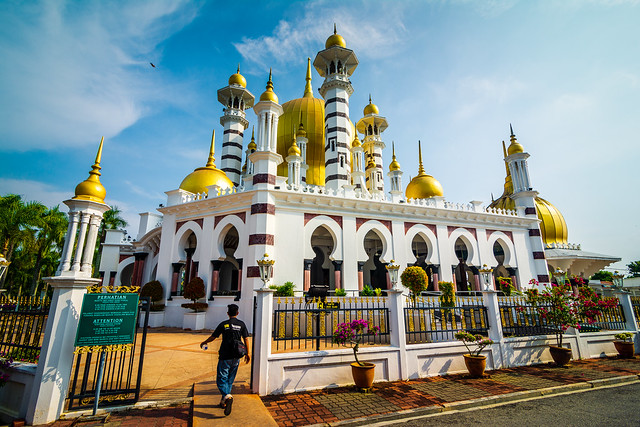 Belle mosquée en Malaisie à Ipoh Mosquée Ubudiah à Kuala Kangsar