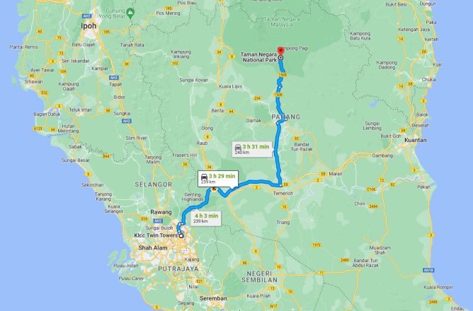 Excursion Taman Negara depuis Kuala Lumpur en voiture Rejoindre Taman Negara depuis Kuala Lumpur en voiture