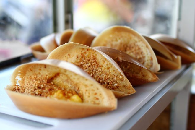 Spécialité culinaire malaisienne : Apam balik